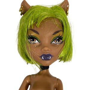 Monster High Doll Clawdeen Wolf Dawn of the Dance Short Green Hair AS IS